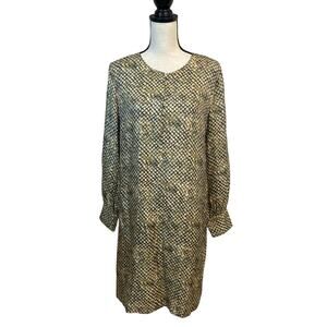 J. McLaughlin Silk Blend Shift Dress Size Large
